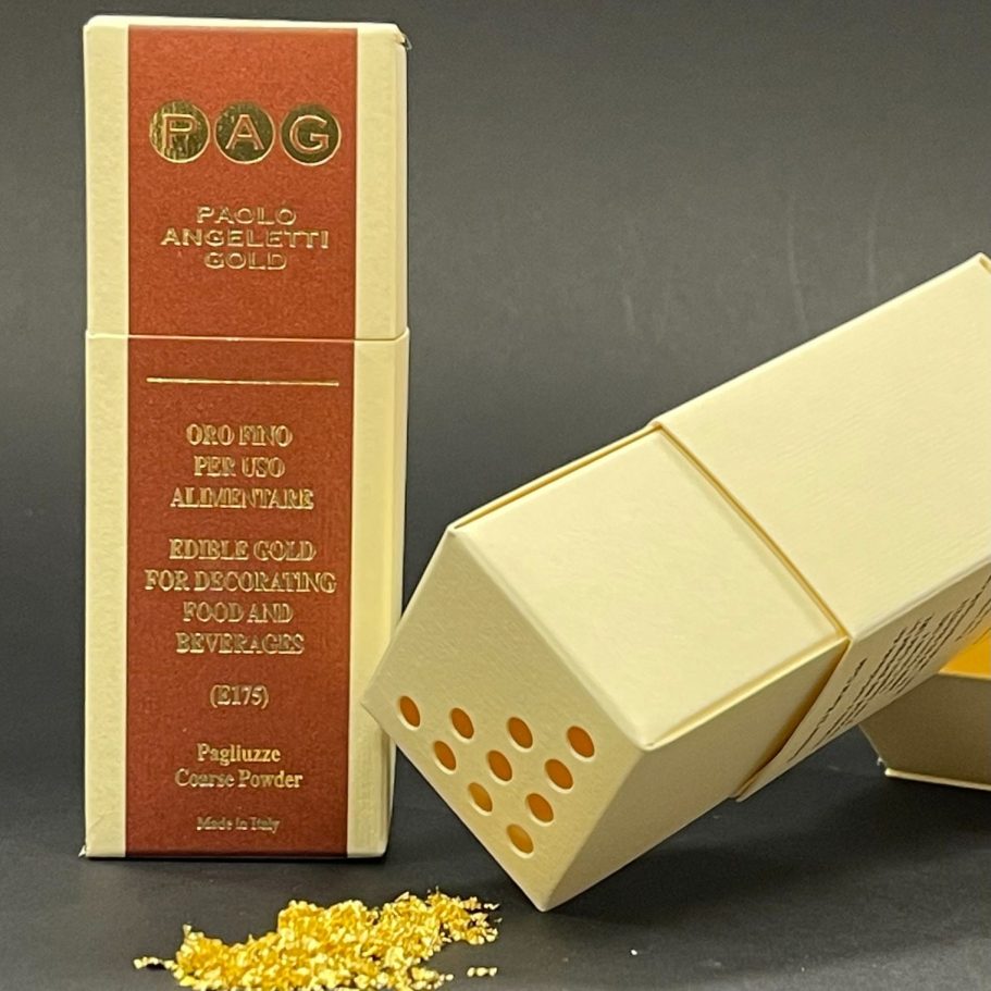 confezione pagliuzze oro alimentare