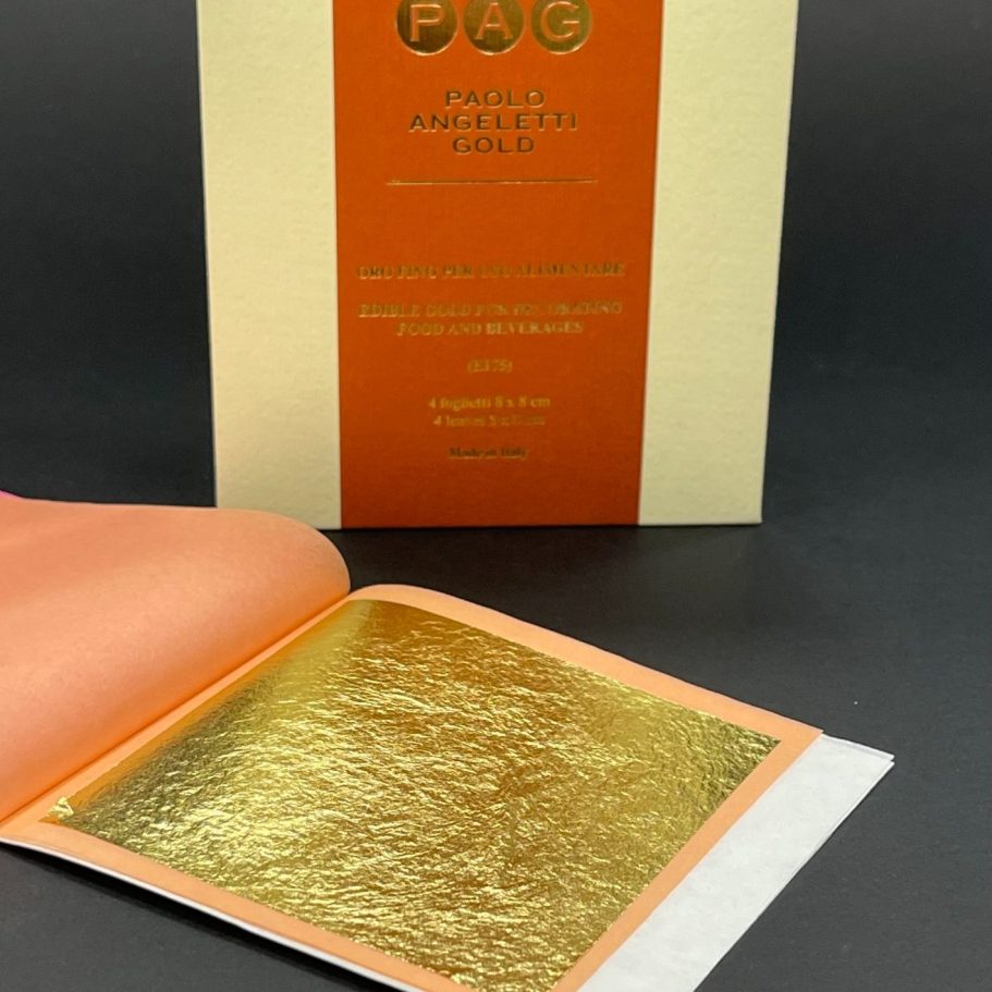confezione foglietti oro alimentare